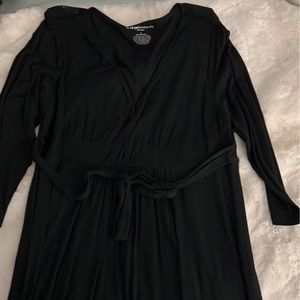 Large Liz Lang maternity top wrap cotton comfy dress.